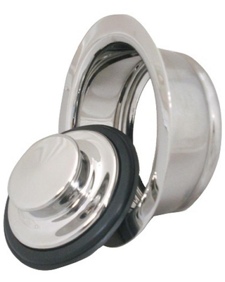 DISPOSAL FLANGE AND STOPPER  SET-CHROME