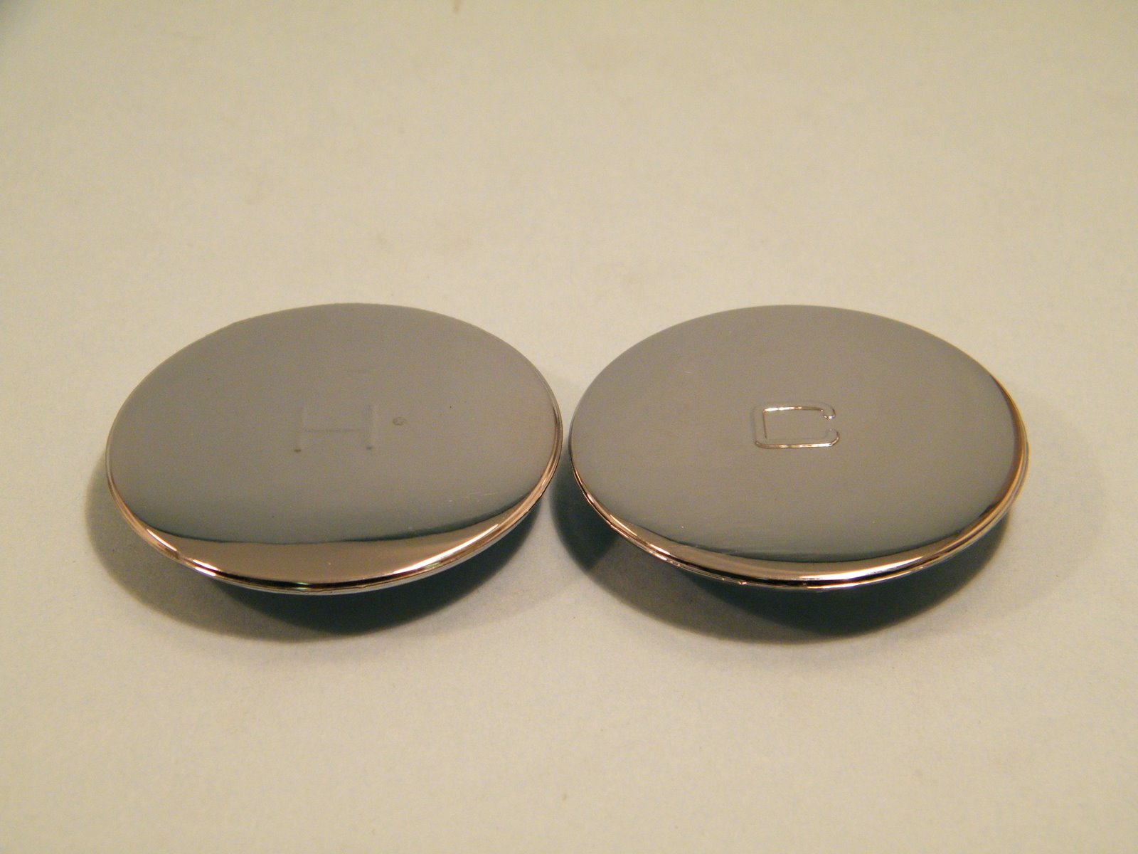 AMERICAN STANDARD INDEX BUTTONS-HOT &amp; COLD PAIR