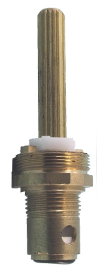 UNION BRASS STEM RH-H/C 3.38" 18PT BROACH