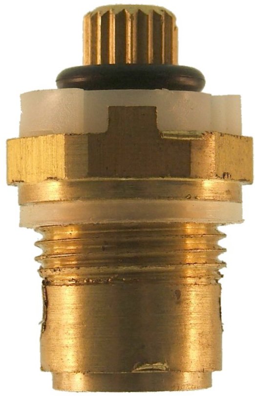 UNION BRASS STEM RH-HOT 1.44&quot; 18PT BROACH